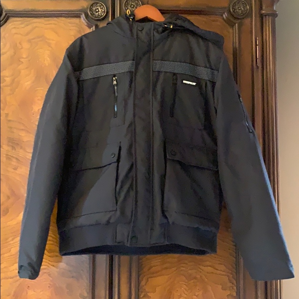 CAT insulated hooded parka. Excellent condition